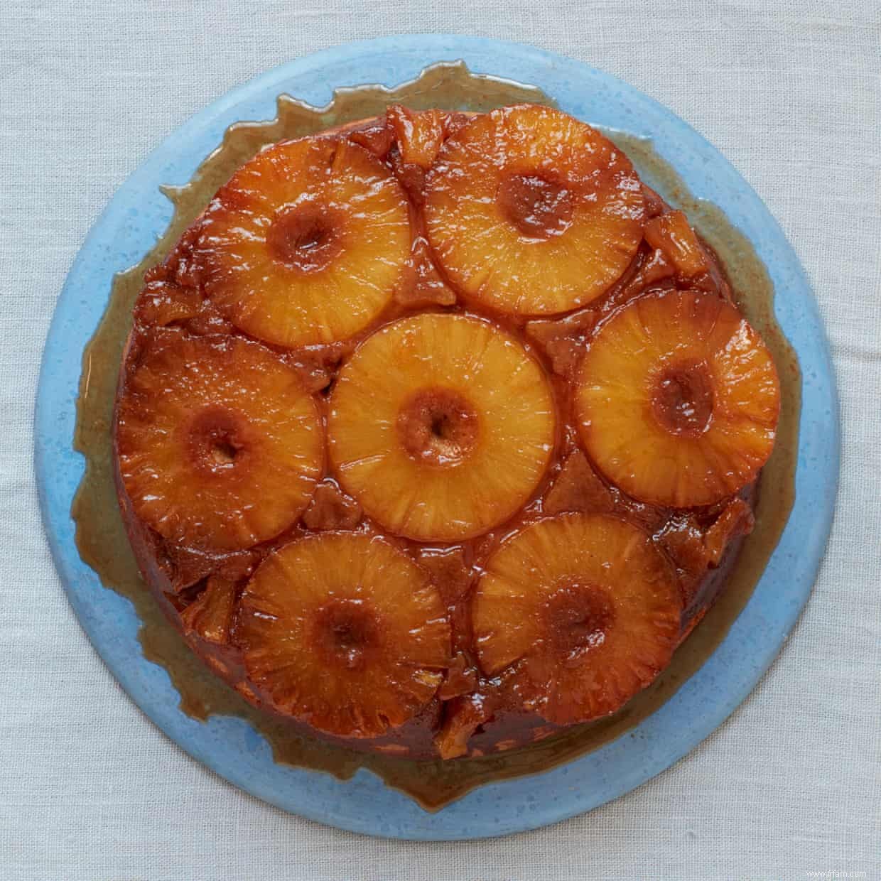 La recette du gâteau renversé à l ananas de Liam Charles 