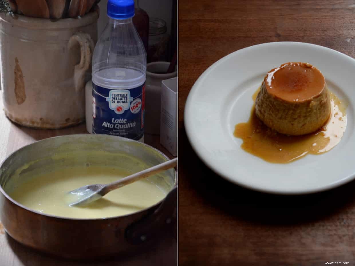 La recette de la crème caramel de Rachel Roddy 