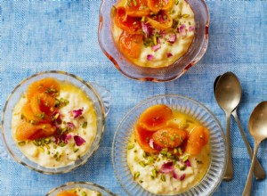 La recette du riz au lait persan aux abricots et pistaches de Thomasina Miers 