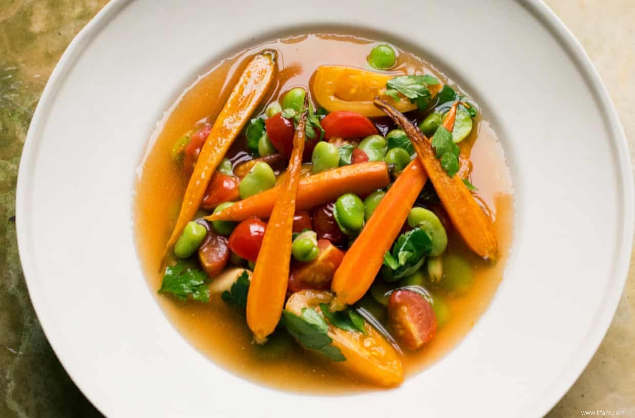 Bouillon de légumes et recettes de soupe de Nigel Slater 