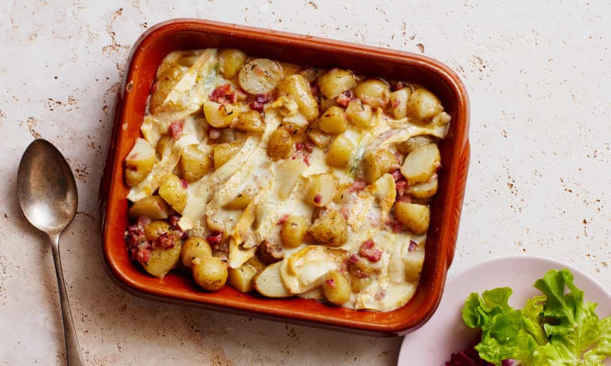 La recette de la tartiflette au jersey royals de Thomasina Miers 