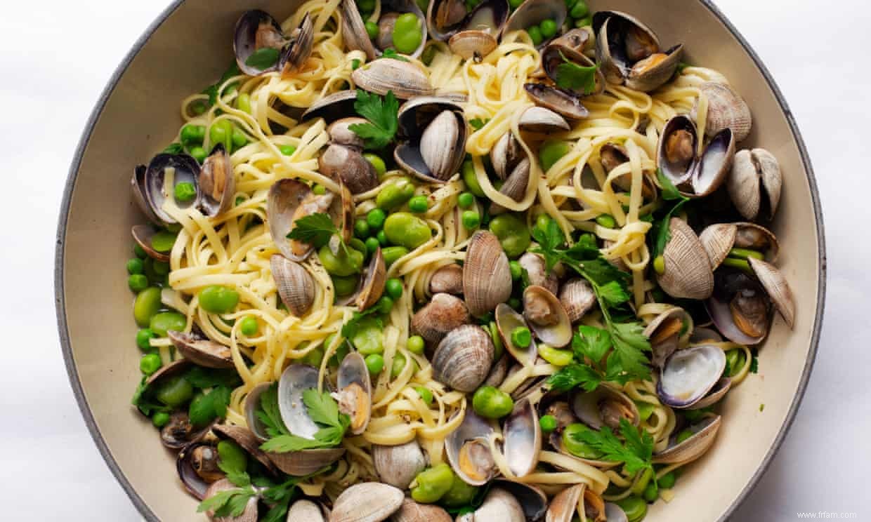 Recette de palourdes, fèves et fettuccine de Nigel Slater 