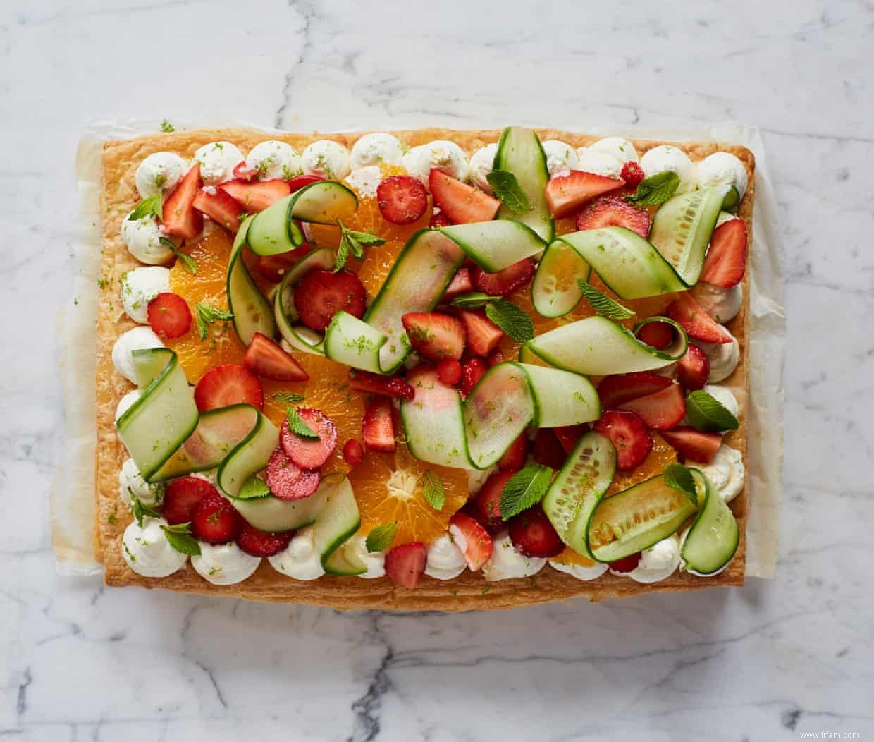 La recette de la tarte d été aux fraises et Pimm s de Liam Charles 