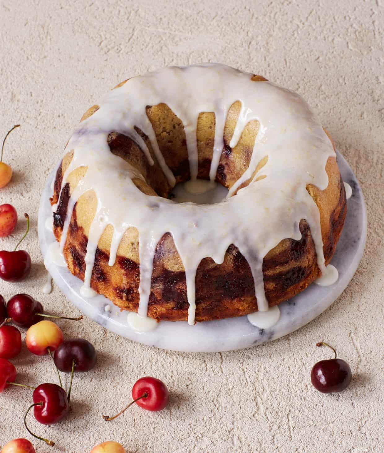 La recette du bundt cake aux cerises de Thomasina Miers 