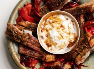 Recette Poitrine d agneau, poivrons et burrata de Nigel Slater 