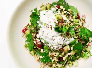 Recette de riz soufflé aux groseilles et concombre de Nigel Slater 