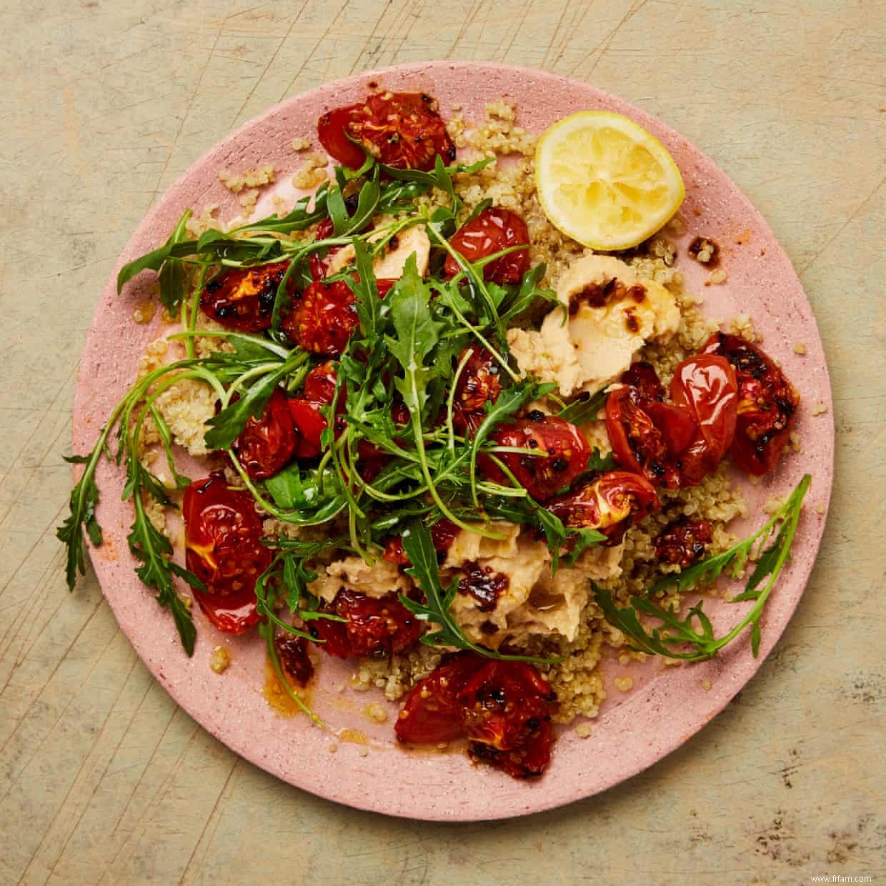 La recette végétalienne de Meera Sodha pour les tomates chipotle avec haricots beurre et quinoa 