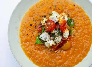 Soupe de tomates et carottes de Nigel Slater à la feta 