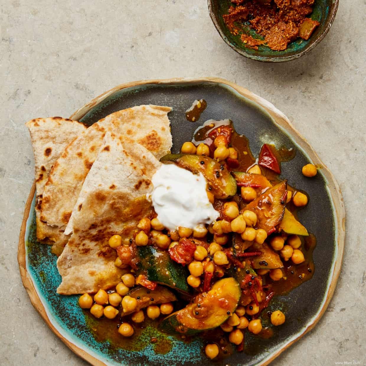 La recette végétalienne de Meera Sodha pour le dal de courgettes et de pois chiches 