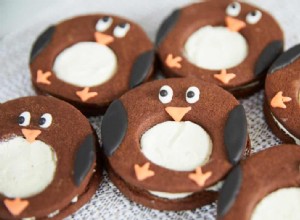 Pingouins au chocolat et au piment avec ganache à l orange 