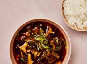 Recette de bouillon de miso végétalien aux champignons sauvages de Meera Sodha 