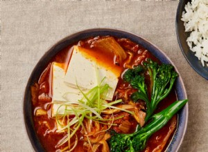 Recette végétalienne de Meera Sodha pour le ragoût de brocoli, de tofu et de kimchi 