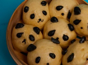 La recette de Kim-Joy pour les panda bao buns fourrés à la pâte de haricots rouges 