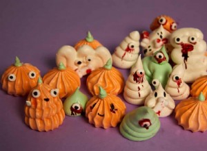 La recette de Kim-Joy pour les meringues fantômes et citrouille d Halloween 