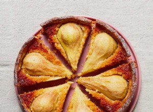 La recette de la tarte au miel et aux poires de Tamal Ray 