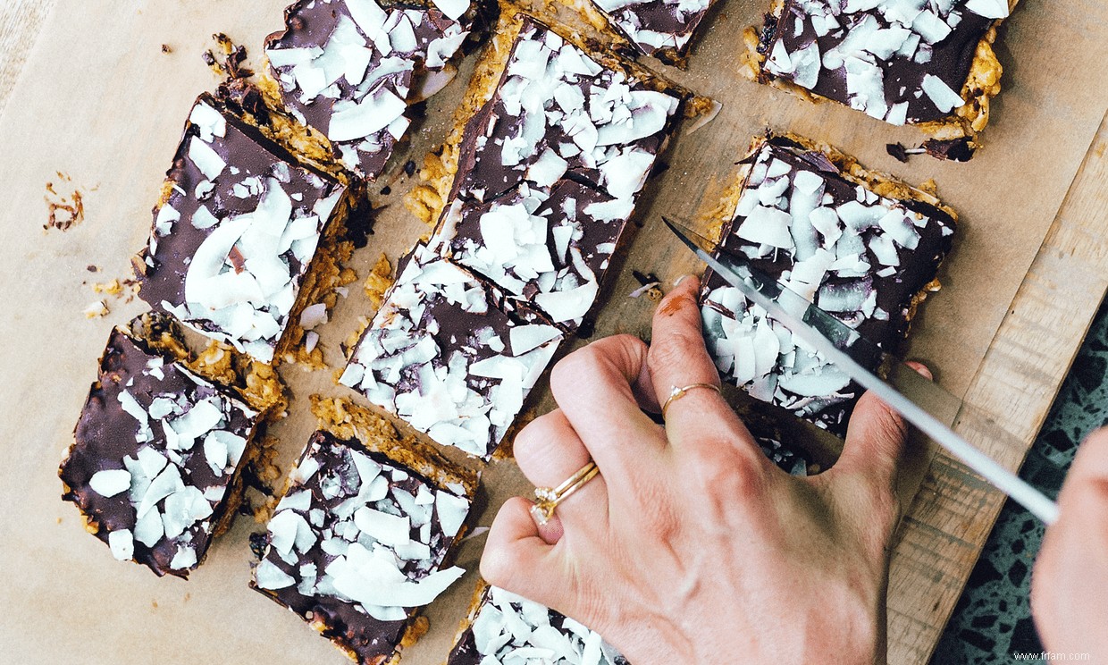 Fête tentante:les versions végétaliennes d Ellie Bullen des classiques de la vente de pâtisseries à l école 