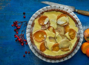 Crostata poire, kaki et ricotta de Joe Trivelli 