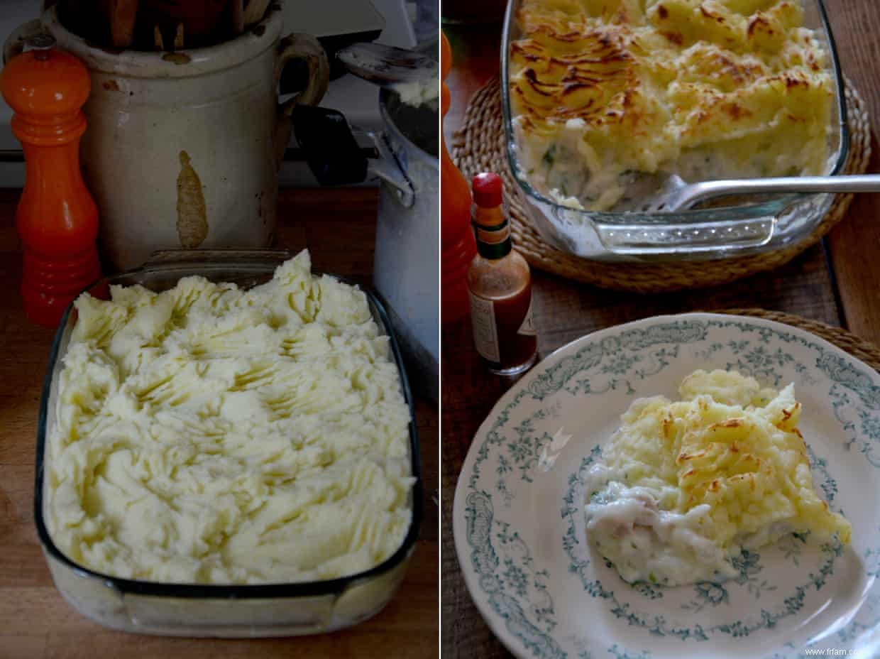 La recette de la tarte au poisson de Rachel Roddy pour le réveillon de Noël 