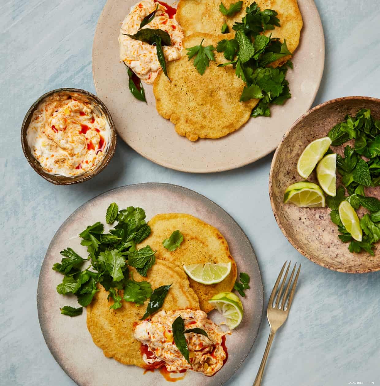 Les recettes sans gluten de Yotam Ottolenghi :galettes de pois chiches, beignets de poisson, ratatouille berbère 