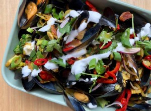 Recette facile en semaine :moules épicées, lap cheong et noix de coco 