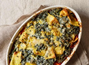 Recette de Thomasina Miers pour les lasagnes de triche à la ricotta et aux légumes verts 