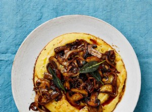 La recette végétalienne de Meera Sodha pour la polenta au radicchio balsamique et aux champignons 