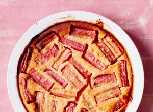 La recette du clafoutis à l orange sanguine et à la rhubarbe de Thomasina Miers 