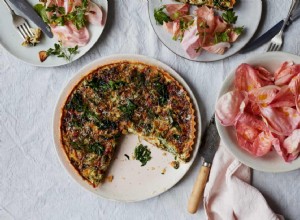 Les recettes d Anna Jones pour la salade d ail croustillant aux herbes et la tarte au fromage à l estragon 