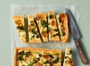 La recette de la quiche au gorgonzola, brocoli et thym de Thomasina Miers 