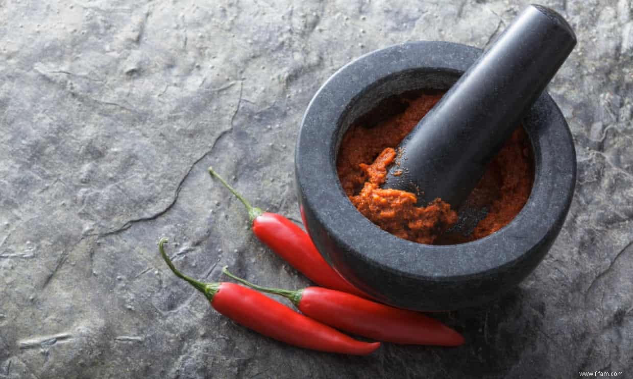 Avant de raccrocher votre tablier, préparez une pâte de curry rouge 