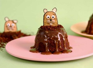 La recette de Kim-Joy pour un pudding au caramel collant et une marmotte en biscuit 