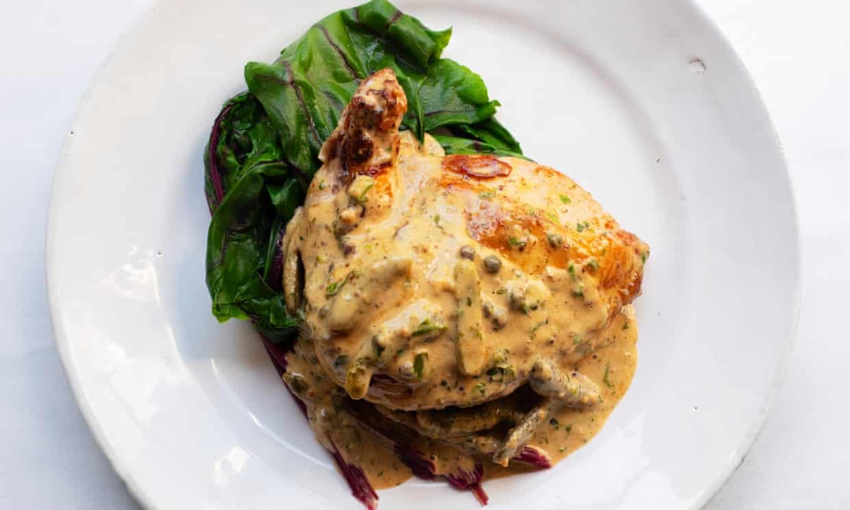 La recette de poulet au marsala et à la crème fraîche de Nigel Slater 