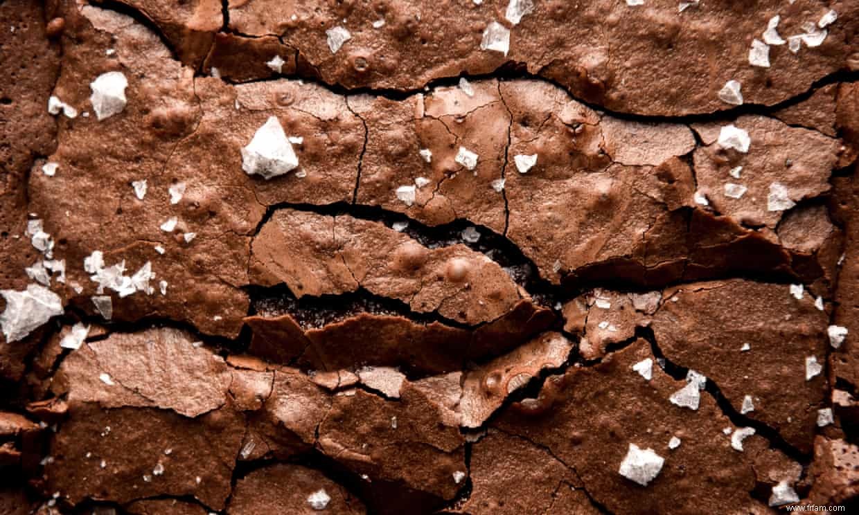 Riche et acidulé :brownies au chocolat au levain sans gluten 