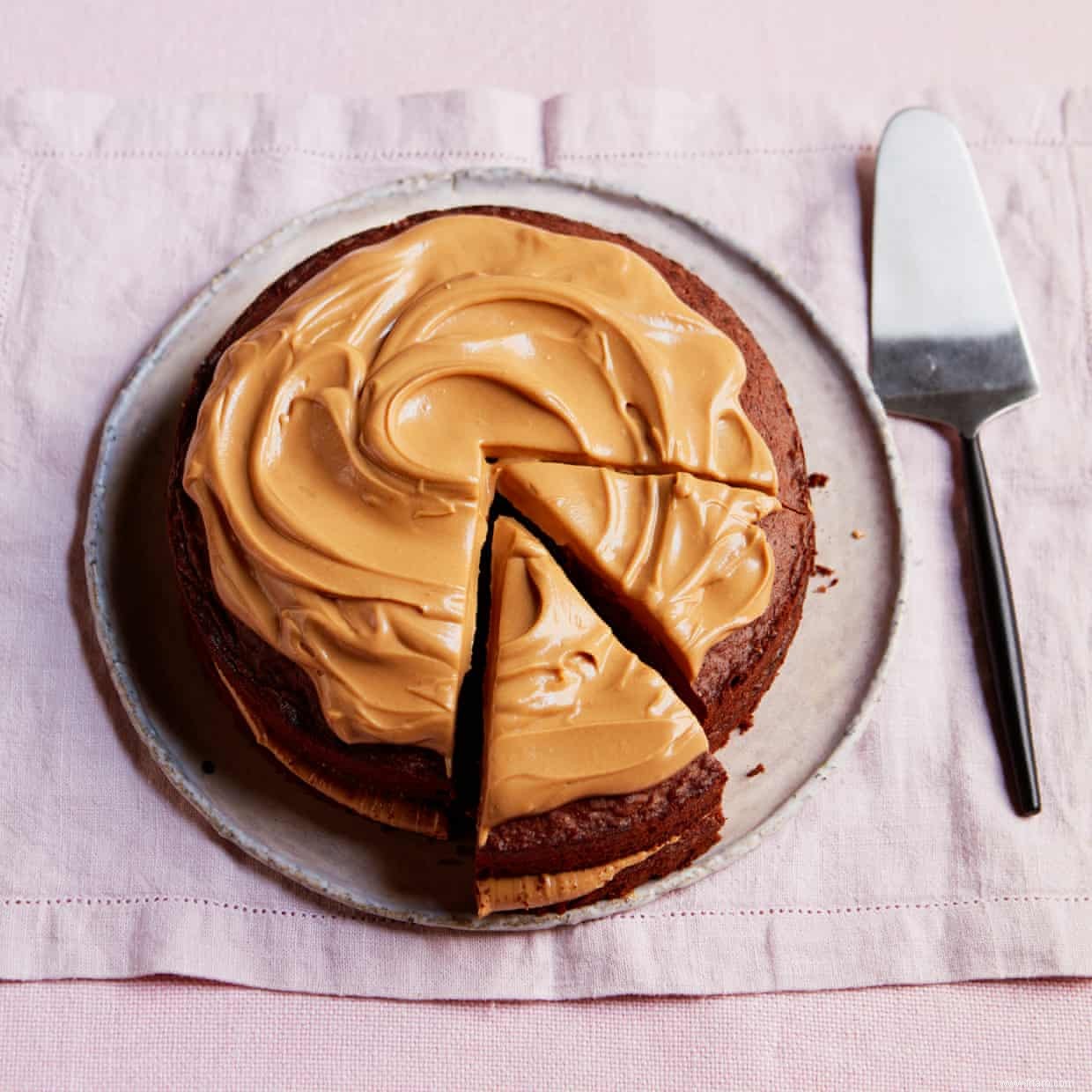 La recette du gâteau étagé au caramel de Tamal Ray 