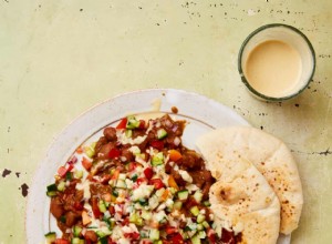 La recette végétalienne de Meera Sodha pour les haricots borlotti écrasés avec une salade hachée 