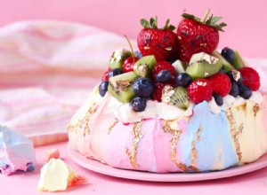 La recette de la pavlova arc-en-ciel de Kim-Joy 