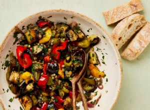 La recette végétalienne de Meera Sodha pour caponata au four 