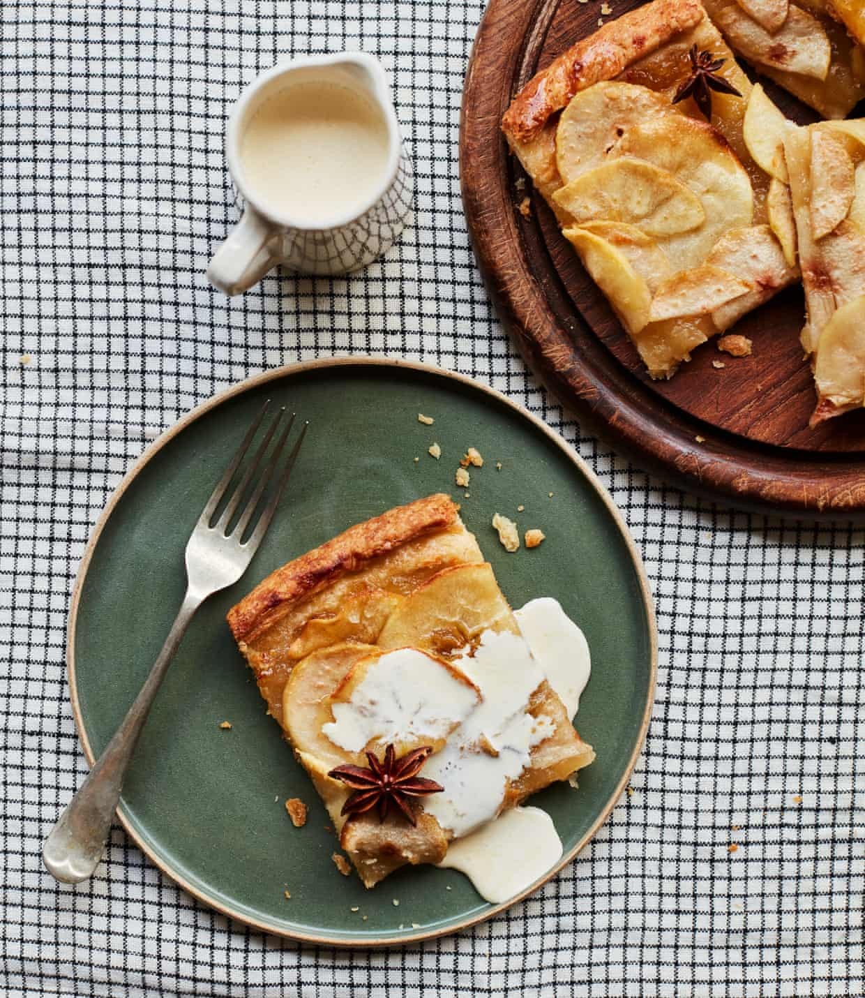 La recette de la tarte aux pommes et poires de Tamal Ray 