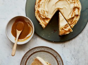 La recette de Benjamina Ebuehi pour le gâteau tahini au caramel au café 