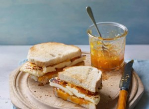 Sandwich halloumi et confiture d abricot par Georgina Hayden 