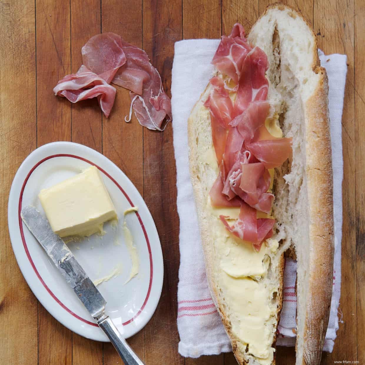 Sandwich au jambon dans un bar français par David Tanis 