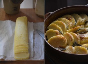 La recette de Rachel Roddy des gnocchis de semoule au beurre, parmesan et sauge 