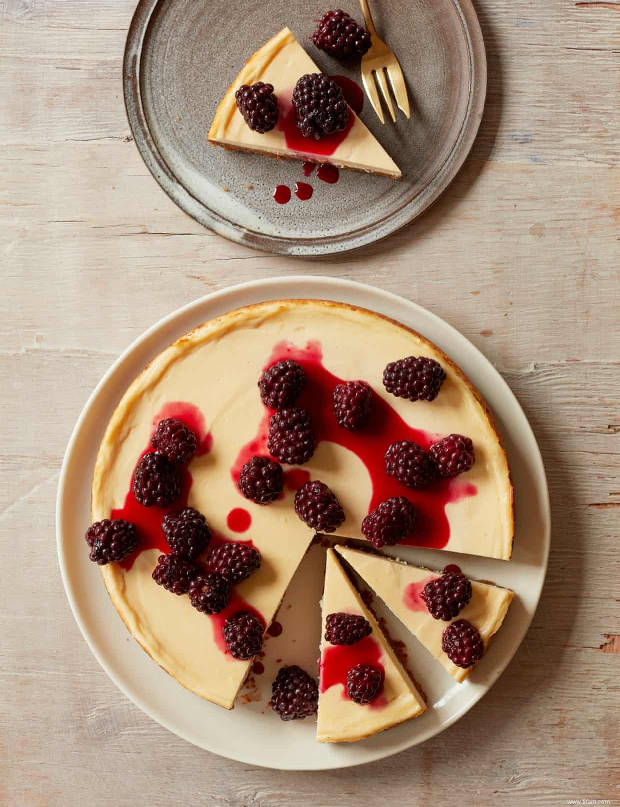 La recette de Thomasina Miers pour la tarte au cheesecake au citron en croûte de gingembre 