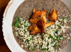 Les recettes de Nigel Slater pour la soupe aux champignons et les beignets d edamame 