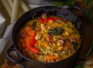 Soupe à la citrouille, aux haricots et aux châtaignes par Jeremy Lee 