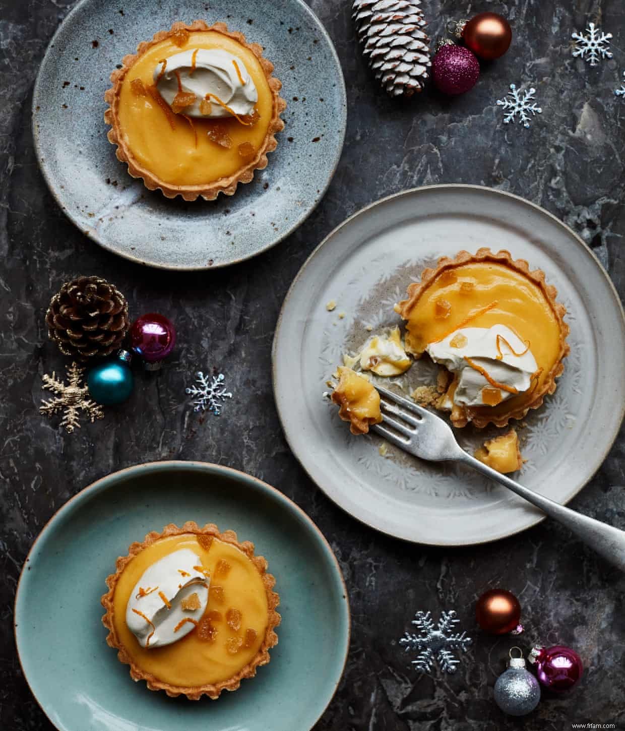 La recette de Noël de Benjamina Ebuehi pour les mini tartes aux clémentines et au gingembre 