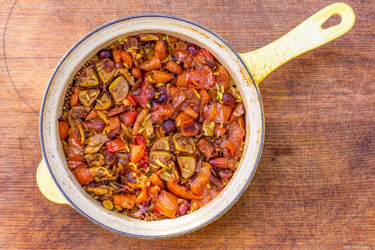 La recette de Noël de Tom Hunt pour les restes de pilaf de dinde 