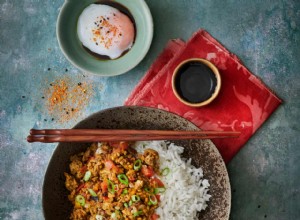 Curry dashi keema de Shuko Oda avec œuf onsen tamago 