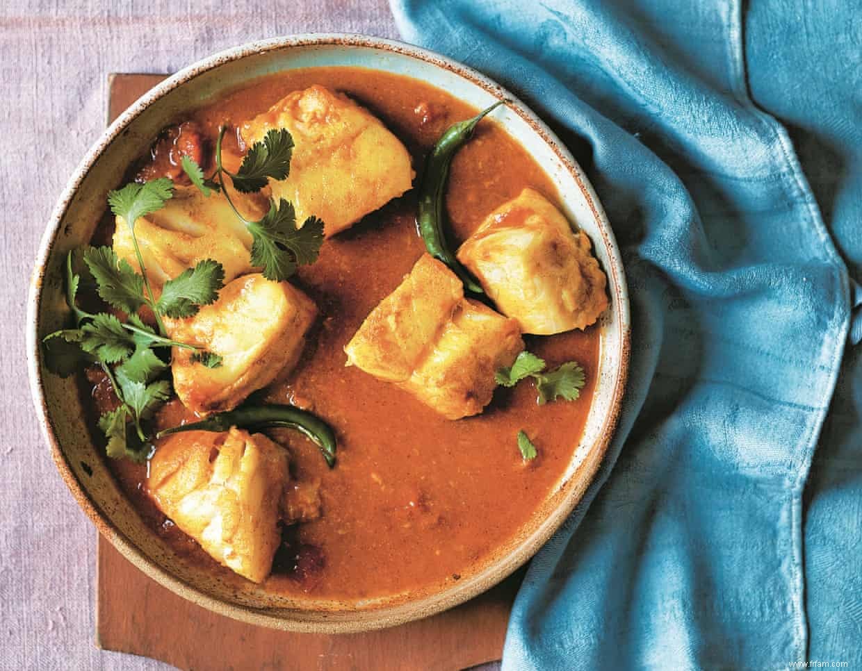 Le macher jhol d Asma Khan - curry de poisson bengali 