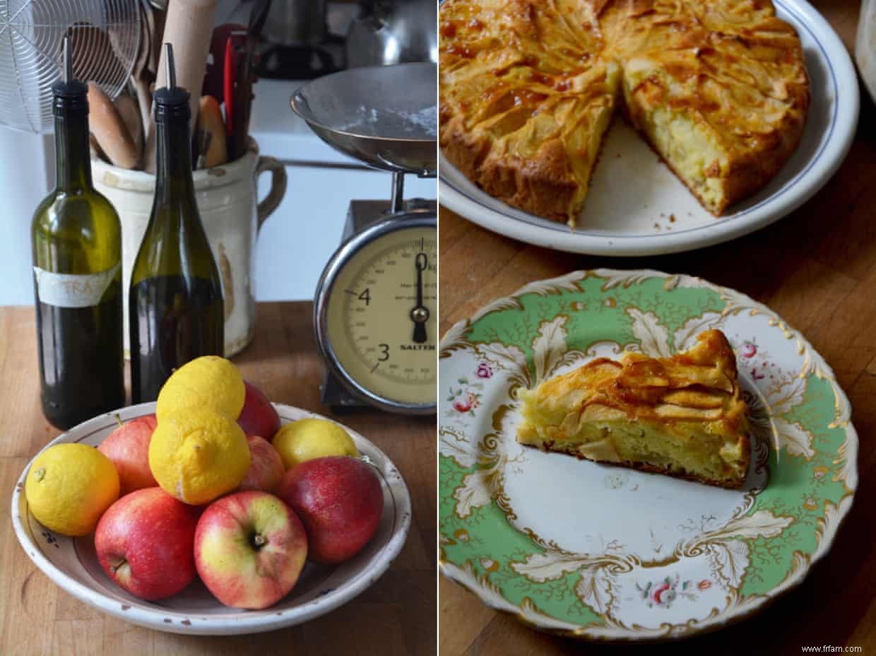 La recette du gâteau aux pommes et à l huile d olive de Rachel Roddy 